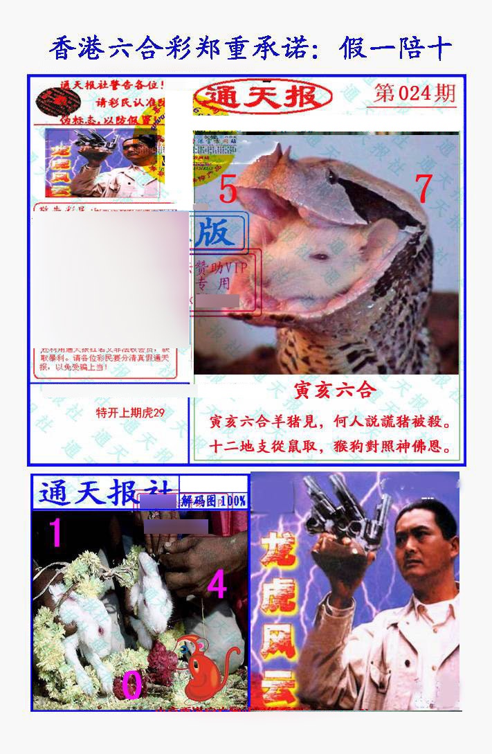 024期假一陪十通天报[图]