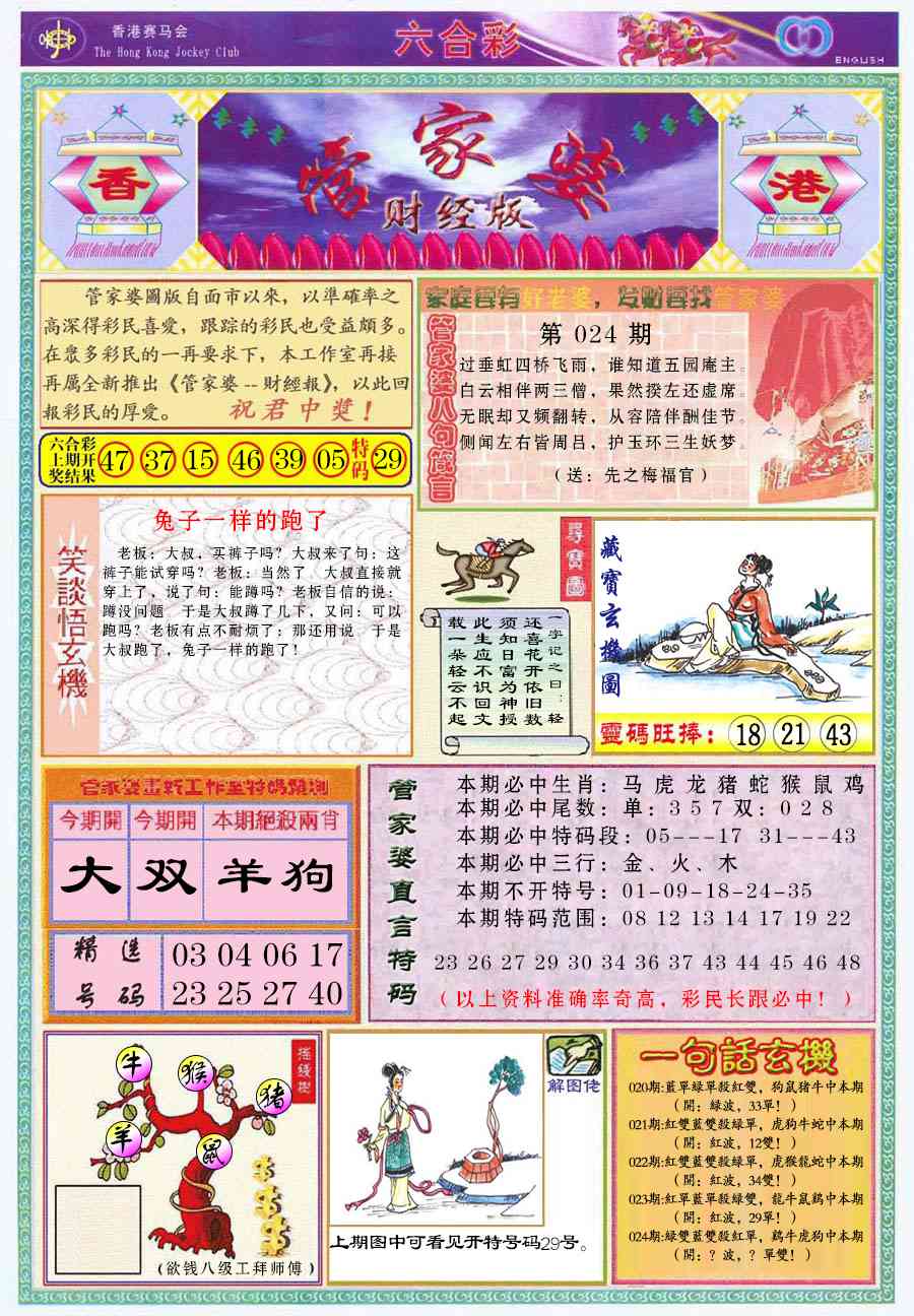 024期管家婆财经版[图]