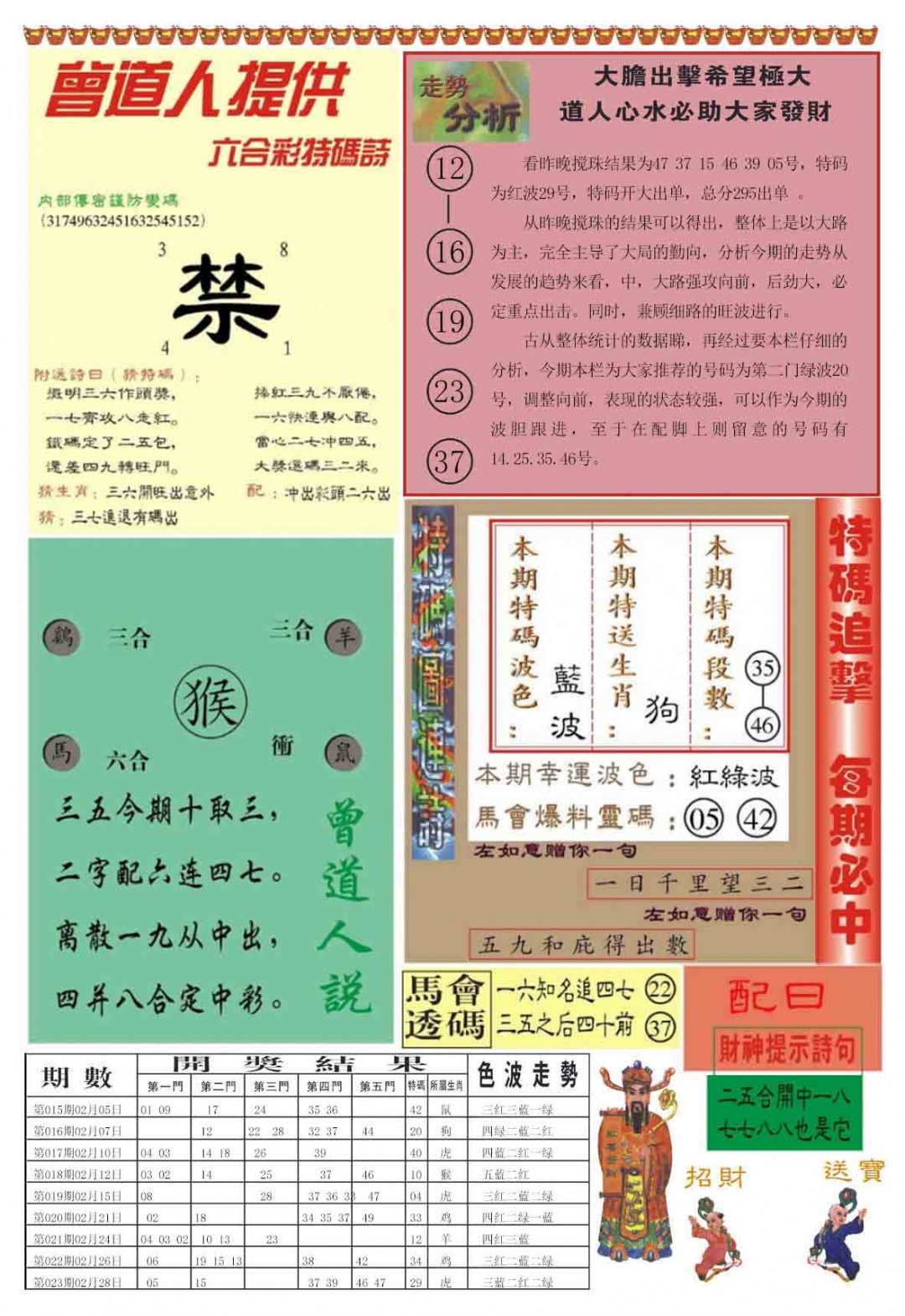 024期曾道人内幕B加大版[图]