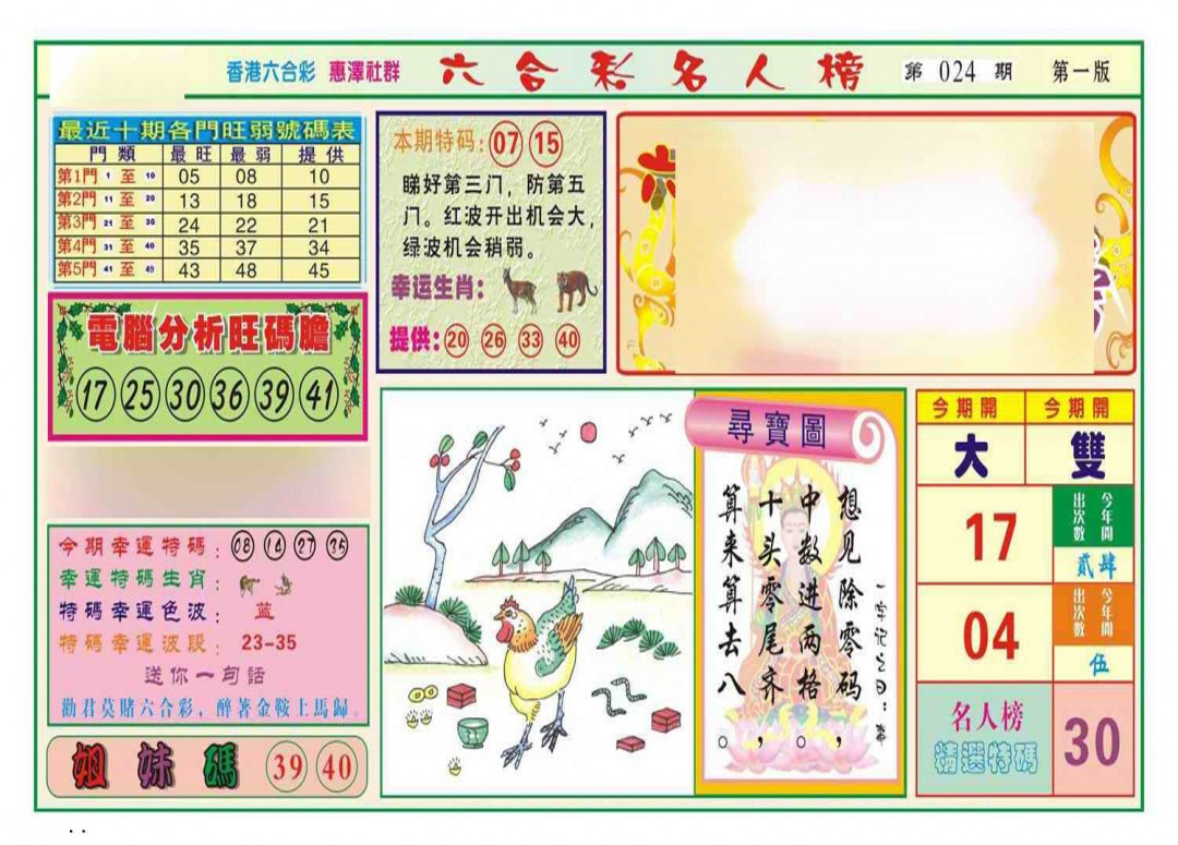 024期名人榜A(新图)[图]