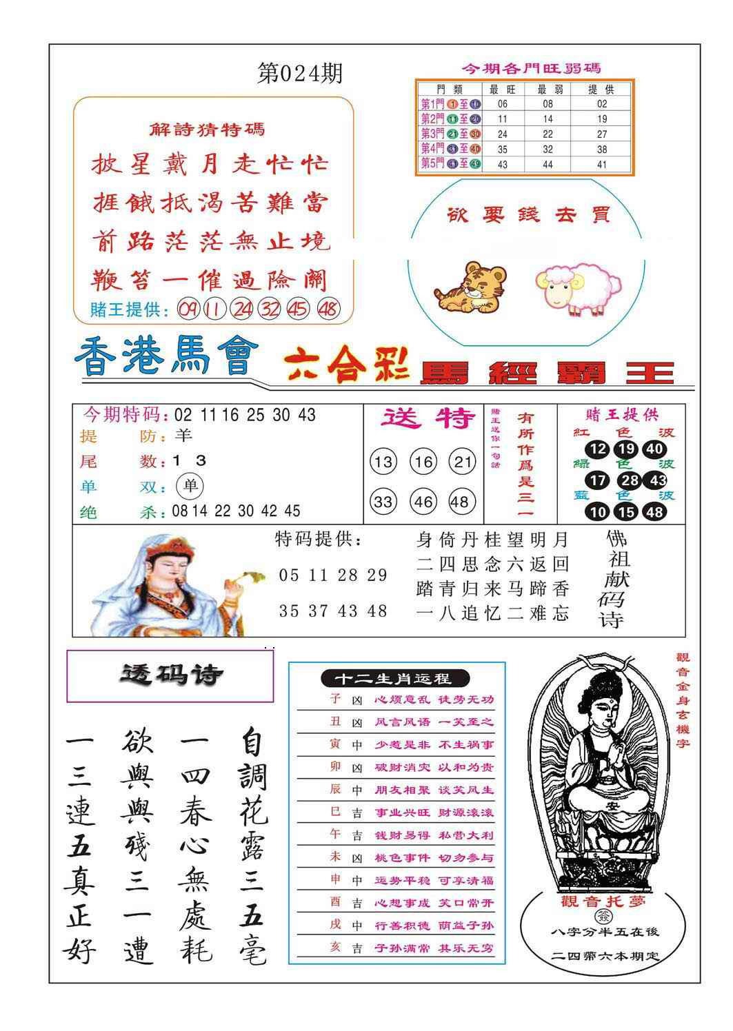 024期马经霸王[图]