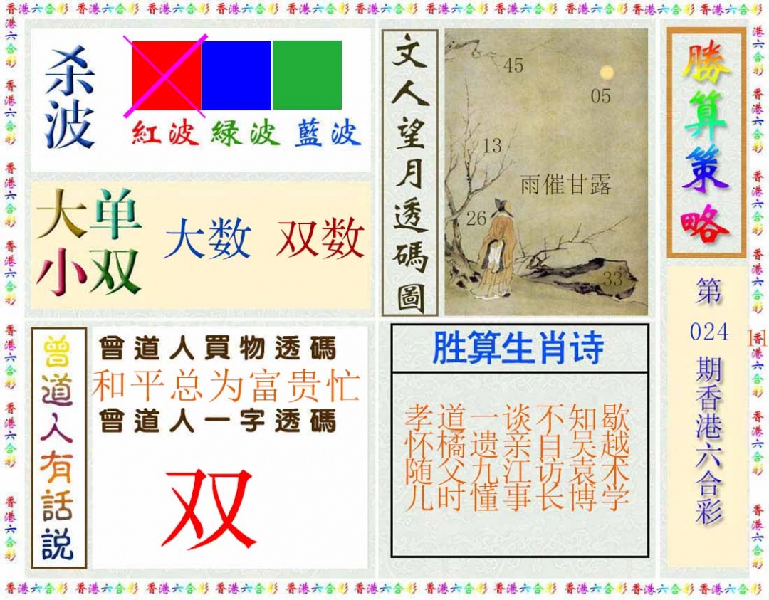 024期胜算策略(彩)[图]