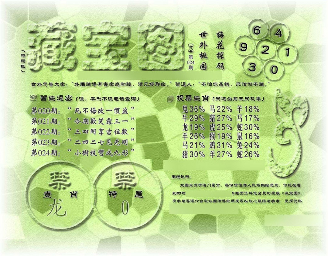 024期假老藏宝图[图]