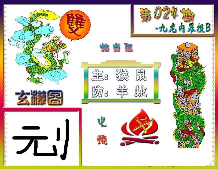 024期九龙内幕特肖图B[图]
