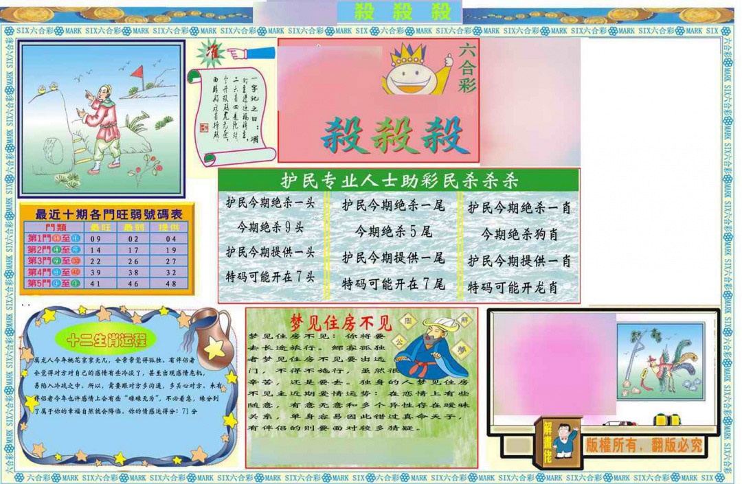 024期马经杀杀杀A(新图推荐)[图]