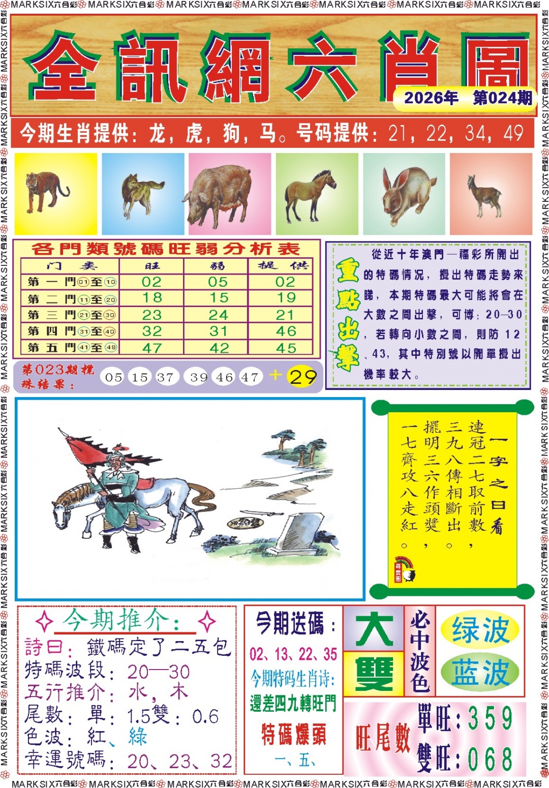 024期全讯网六肖图记录[图]