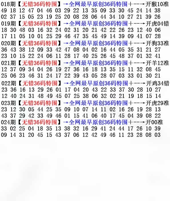024期36码特围[图]