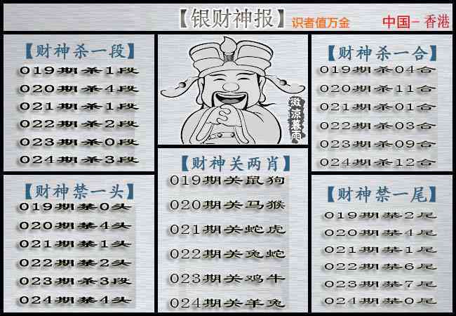 024期银财神[图]