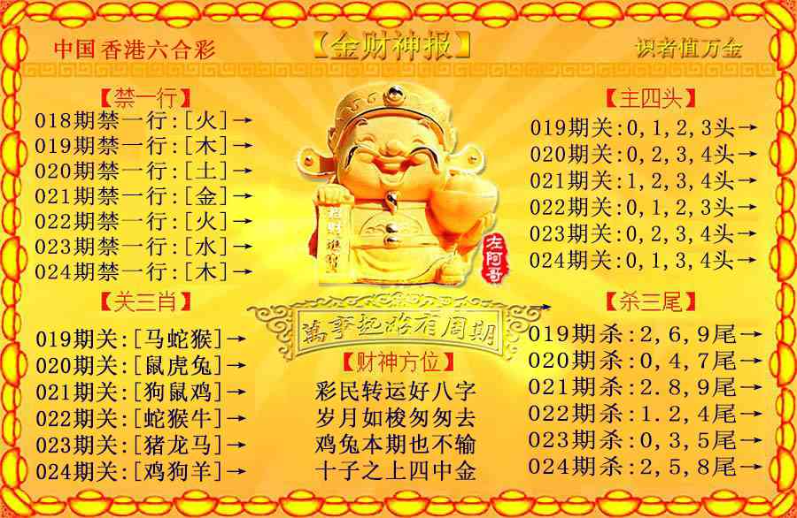 024期金财神[图]