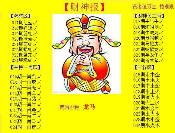 024期黄色财神报[图]