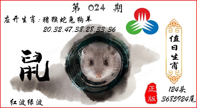 024期值日生肖[图]